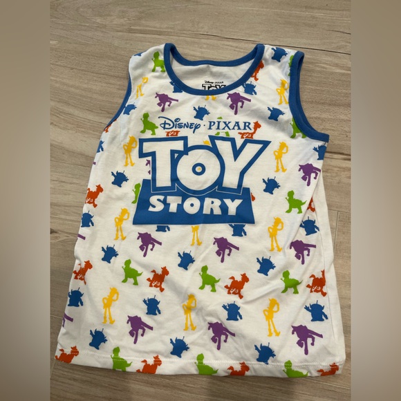 Disney Mickey and Toy Story Sleeveless Tanks Bundle Size 4T - Picture 4 of 9